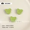Accesorios para Joyería DIY Oso Lindo de Acrílico con Agujero Recto Botones Cuentas Tocado Hecho a Mano Accesorios DIY Accesorios Colgantes