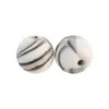 Cuentas de Silicona de 15 mm, Redondas para Pulsera de Abalorios DIY, Llavero, Accesorios para Joyería, Cuentas Sueltas al por Mayor en Stock