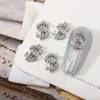 Explosiones Transfronterizas Joyería de Aleación para Uñas Dinero Dólar Joyería de Diamante Lujo Ligero Símbolo de Dólar Tridimensional Accesorios para Uñas Mayoreo