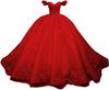 Vestido de noche con hombros descubiertos para mujer, lentejuelas, ropa de presentación para examen de arte, reunión anual de música vocal, escenario solo, vestido esponjoso de anfitriona