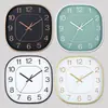 Reloj de Pared Cuadrado Moderno Creativo de 12 Pulgadas (30 cm) para el Hogar, Sala de Estar Cuadrada, Reloj Digital 3D para Dormitorio, Silencioso