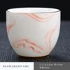 Taza de Té de Cerámica Taza de Té de Jade Grasa de Cordero Taza Maestra Pintada a Mano Taza de Té Kung Fu Taza de Té Pequeña Porcelana Blanca Taza Única Taza de Té Venta al por Mayor