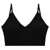 Roupa íntima para mulheres com gordura extra e calcinha de corte profundo ampliada, top de alça fina, top cropped, top de tubo, feminino, com bojo, costas bonitas, sutiã anti-exposição