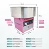Máquina Pequeña de Algodón de Azúcar para Puestos Móviles, Máquina Comercial Totalmente Automática de Algodón de Azúcar Hilado, Máquina de Algodón de Azúcar de Moda Famosa en Internet