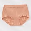 Calcinhas Femininas Antibacterianas de Algodão Puro com Cintura Média e Controle da Barriga, Shorts Respiráveis de Cintura Média para Levantar os Quadris, Lingerie Plus Size Totalmente de Algodão