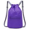Fabricantes de Bolsas de Gimnasio Venta al por Mayor Exterior Casual Impermeable Mochila Diaria para Estudiantes Mochila Casual Personalizada con Cordón