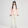 2024 Nuevo Traje de Esquí Impermeable a Prueba de Viento Cálido Traje de Esquí para Hombres y Mujeres Snowboard Doble Tabla Moda Traje de Esquí para Pareja