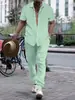 Traje Casual Esportivo Tendência Verão Europeu e Americano Transfronteiriço Amazon Aliexpress Terno Masculino Jacquard Gola Lapela Calça