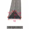 Tira de vedação com ranhura em V Tira de vedação triangular de EPDM para máquinas de perfuração de túneis Tira de borracha em V para calafetagem em construção de pontes e estradas