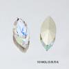 Dongzhou Cristal 18*9mm Ojo de Caballo Plateado Fondo Puntiagudo Diamante de Vidrio Carcasa para Teléfono Móvil Diamante Adhesivo Uñas DIY Accesorios de Joyería