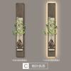 Pintura Decorativa Entrada de Viento Silencioso Plantación Verde Sentido Avanzado Pintura para Colgar en Pared de Fondo de TV Pasillo Estrecho Largo Lámpara de Pared para Pasillo Pintura