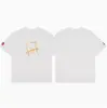 Hip-Hop Americano High Street Holgadas Estampadas con Letras Camisetas de Pareja para Hombre y Mujer Tendencia de Moda de Verano Cuello Redondo Mangas Cortas