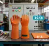 Guantes Aislantes Jinbu'An para Operaciones Eléctricas de Alto y Bajo Voltaje, Guantes Protectores de 12kV para Trabajos en la Industria Eléctrica con Electricidad Viva