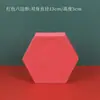 Accesorios de fotografía de cubo fotografía comida madera se puede fijar arco geométrico lavable adornos serie roja y blanca
