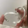 Exquisita Pulsera de Ola para Mujer, Simple Elegante, Versátil Pulsera de Lazo, Pulsera Nicho Estilo Ins, Popular Tendencia de Joyería de Mano