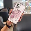 Adecuado para funda de teléfono móvil Xiaomi Nueva Textura Pintura al Óleo Flor Tendencia Silicona Color Puro Lindo Elegante Pareja Cáscara Suave Femenino