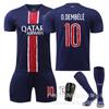 2425 París Casa Versión Champions League No. 7 Kvarla 10 Dembele 2 Hakimi Traje de Uniforme de Fútbol de Campeonato Camiseta