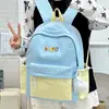 Mochila Pequeña Fresca Color Verde Melón para Estudiantes, Adecuada para Clases en el Campus, Estudio de Fin de Semana en la Biblioteca y como Mochila Ligera