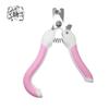 Cortador de unhas para gatos, lixadeira de unhas para cães, cortador de unhas para animais de estimação, suprimentos para manicure à prova de sangue com luz de led