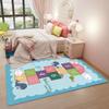 [Suporte para prova personalizada] tapete de chão amarelinha lavável espessado quarto antiderrapante desenho animado tapete de amarelinha