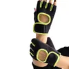 Guantes Deportivos para Fitness, Guantes de Ciclismo, Guantes para Levantamiento de Pesas con Mancuernas, Protección de Palma Resistente al Desgaste, Guantes de Medio Dedo Anti-Callos para Entrenamiento con Equipo