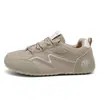 K3922 Zapatos Casuales Ligeros de Suela Suave con Personalidad Simple para Mujer 2026 Nuevo Estilo Primavera y Otoño Zapatos Deportivos Versátiles para el Día a Día