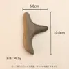Tabla Gua Sha de Sándalo Dorado Premium, Masajeador Triangular para Pies, Universal para Hombres y Mujeres, Palo Multifuncional de Acupresión