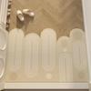 Felpudo de Entrada con Bucles de Seda, Felpudo Estilo Crema para Recibidor, Vestíbulo y Alfombra de Entrada, Personalizable, Resistente a la Suciedad, Antideslizante