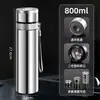 Copo de abertura rápida para carro, copo térmico de aço inoxidável 316, copo de chá com abertura de um toque, copo de água de grande capacidade 1000ml