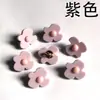 Botones de resina con forma de nube y pasadores metálicos, lindo diseño de florecitas, accesorios decorativos para prendas de punto infantiles, estilo ins, transfronterizo, en stock