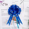 Comercio exterior transfronterizo 30 tamaño mediano estampado multifaceta flor de bola actividad navideña empaque de regalo de flor fresca cinta de flor de tirar