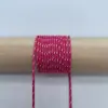 Em estoque corda de poliéster 2mm com núcleo torcido, corda de guarda-chuva mesclada, puxador de bolsa, tecelagem manual, corda para pendurar DIY, decoração de cauda de puxar à prova de vento, pingente de gota