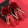 Lapela de Casamento, Artigos de Casamento para o Noivo e a Noiva, Pai, Mãe, Padrinhos, Madrinhas, Membros da Família, Conjunto Completo, Não Murcha Facilmente