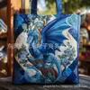 Bolso de Mano con Estampado de Moda Tendencia para Mujer 3D Transfronterizo Nuevo Producto Temu Amazon Bolso de Hombro Lona 300g