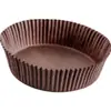 Fabricante de papel para freidora de aire Papel para pintura al óleo Bandeja para hornear de papel de aluminio Platos pequeños japoneses Magdalenas Comida de verano