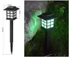 Luzes de jardim solares transfronteiriças luzes solares externas à prova d'água luzes de inserção no solo iluminação de jardim e pátio luzes de gramado atacado