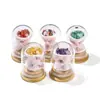 Jingde Joyería Cristal Natural Ramo Botella de los Deseos Adornos de Escritorio Artesanías de Cristal Fabricante de Regalos Venta al por Mayor