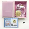 Pingente Chaveiro de Ouro Puro 999 Corrente para Celular para Colegas de Classe, Amigos e Melhores Amigos, Presentes Atacado para Transmissões ao Vivo