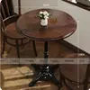 Mesa y Silla de Cafetería Vintage Combinación Mesa y Silla de Tienda de Postres de Té con Leche Repostería Pastelería Mesa y Silla de Comedor de Madera Maciza Restaurante Occidental Asiento de Tarjeta Comercial