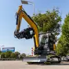 Exportado a Estados Unidos Excavadora Pequeña Tipo Oruga Ht65 Excavadora Pequeña Trituradora de Carreteras Excavadora Agrícola Multifuncional