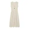 Comercio Exterior AliExpress Ropa de Mujer 2026 Verano Nuevo Francés Sin Mangas Gama Alta Ajustado Elegante Vestido