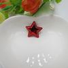 Bonitas pegatinas de tela con forma de estrella de cinco puntas, accesorios para el cabello hechos a mano, accesorios de joyería DIY, horquillas para el cabello para niños, material de cuerda para el cabello