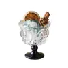 Copo de vidro difusor de pedra bruta de cristal natural, aromaterapia sem chama para óleos essenciais, pedra de cristal para fragrância de quarto, decoração de lembrança