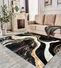 Alfombra Completa Abstracta Nórdica para Sala de Estar, Hogar, Dormitorio, Resistente al Desgaste, Antideslizante, Manta de Cabecera, Fácil Cuidado, Resistente a la Suciedad, Alfombra de Piso en Stock