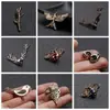 [Caliente] Broche serie de animales e insectos europeos y americanos pasador de solapa para hombres y mujeres clip de cuello de camisa pasador de hebilla 2021 Nuevo broche