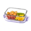 Fiambrera de Vidrio para Trabajadores de Oficina 2026 Nuevo Modelo Caja Bento Calentamiento en Microondas Fiambrera Especial Transportador de Comida para Oficina