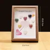 Adornos Personalizados de Marco de Fotos con Piedras de Cristal Naturales Grava de Amatista Ágata Doce Constelaciones Marco de Fotos Manualidades de Cristal
