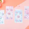 Adesivos Cintilantes Série Zoo Adesivos DIY Sobremesa Deliciosa Adesivos Decorativos 3D Cacau Luli Adesivos para Cenário