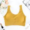 Nueva Camisola sin Costuras con Hilo para Niña, Ropa Interior para Fondo, Pecho Envolvente sin Aros, Espalda Hermosa, Top Tubo Deportivo