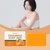 Sabonete Oceaura para Cuidados com a Pele de Caqui Limpeza Suave Pele do Corpo Lisa Diário Suave Hidratante Sabonete para Pele